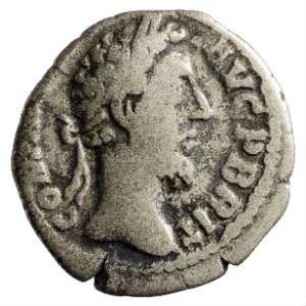 Münze, Denar, 184 - 185 n. Chr.