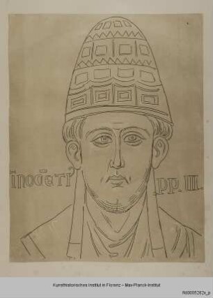 Kopf des Papstes Innozenz III.