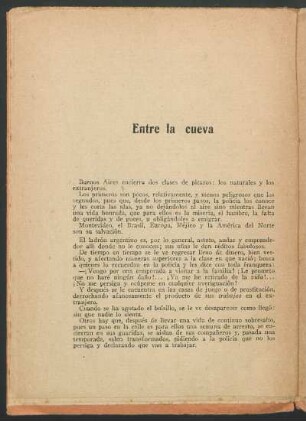Entre la cueva