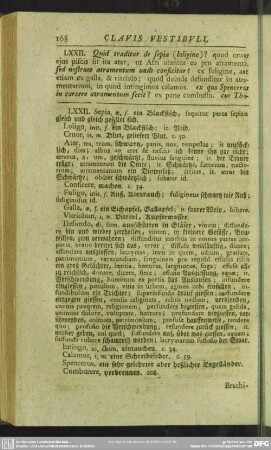 LXXII. Quid traditur de sepia (loligine)?