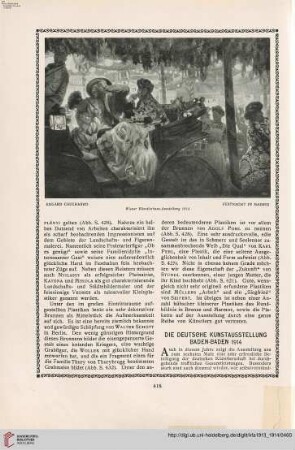 29: Die Deutsche Kunstausstellung Baden-Baden 1914