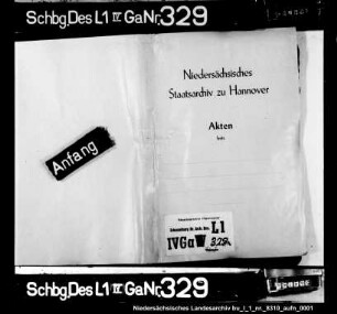 Nachlaß des Hans von Wartensleben