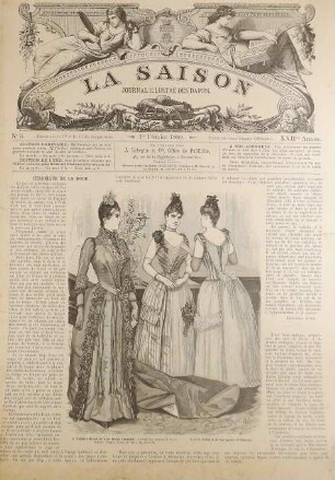 Sammlung: La Saison, Journal illustré des dames (1889)