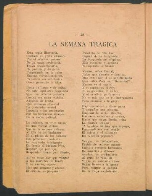 La semana trágica