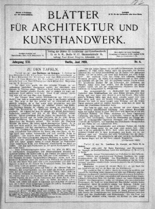 No. 6, Juni 1908