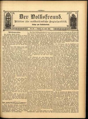 Ausgabe vom Sonntag, den 14. Juni 1908.