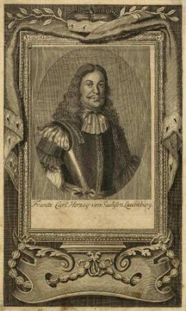 Bildnis von Franz Karl (1594-1660) Herzog von Sachsen-Lauenburg