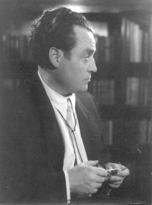 Porträt Manfred Huebner, Kammersänger. Dresden, um 1950
