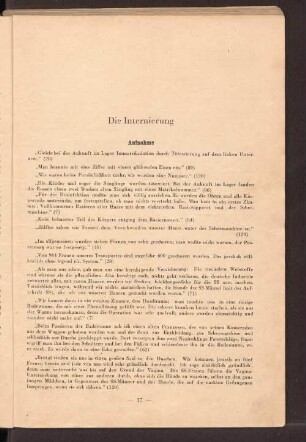 Die Internierung
