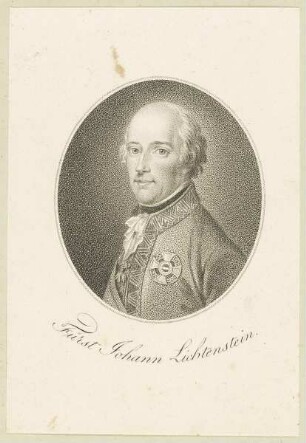 Bildnis des Fürst Johann Lichtenstein