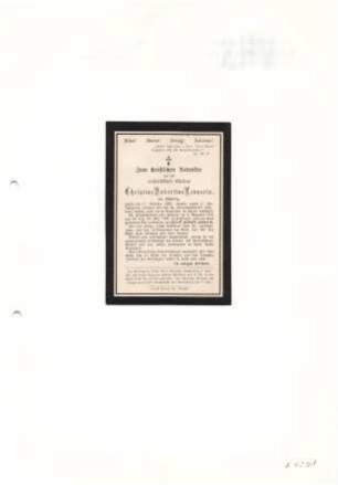 Lennertz, Christine Hubertine geb. Jansen