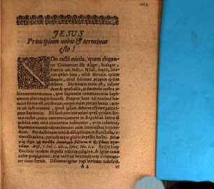 Diss. theol. de conscientia bona et mala, prouti in loco classico Rom. II, 15. describitur