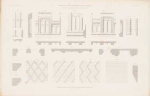 Uenglinger Tor und Tangermünder Tor, Stendal: Details (aus: Atlas zur Zeitschrift für Bauwesen, hrsg. v. G. Erbkam, Jg. 7, 1857)