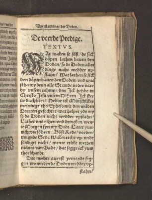 De veerde Predige.