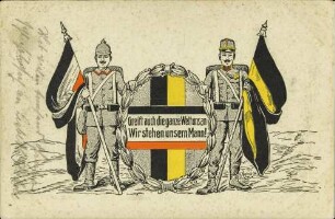 Greift auch die ganze Welt uns an - Wir stehen unsern Mann!