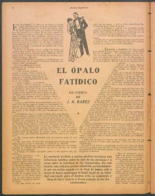 El ópalo fatídico : Un cuento de J. R. Bares
