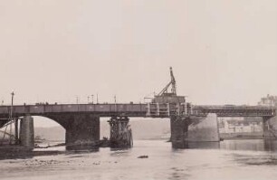 Meißen, Bau der neuen Straßenbrücke über die Elbe