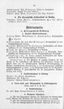 Medicinalwesen