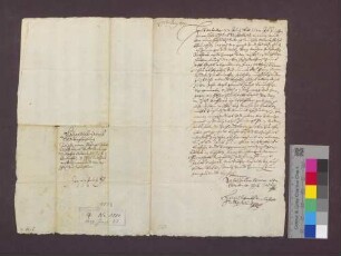 Abrede zwischen dem Domkapitel Basel und dem Deutsch-Ordens-Haus Beuggen wegen des Zehnten in Zeiningen und Möhlin.