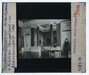 Potsdam, Sanssouci,Potsdam, Sanssouci Erdmannsdorff-Zimmer : Arbeitszimmer