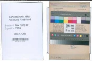 Entnazifizierung Otto Otten , geb. 01.12.1904 ()