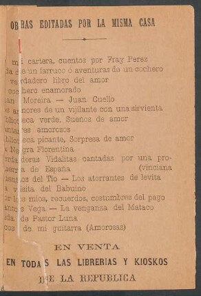 Obras editadas por la misma casa