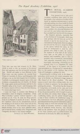 35.1908 = Nr. 137: The Royal Academy exhibition, 1908
