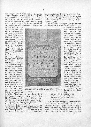 Abbildung: Inschrifttafel am Denkmal für Alexander Frhr. v. Blomberg