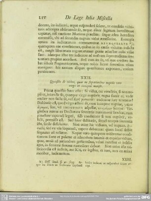 XXII. Quaestio de vidua, quae in superioribus nuptiis vere virgo et innupta mansit