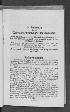 Stellenvermittlung.