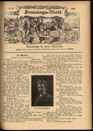 Ausgabe vom Sonntag, den 10. November 1907.