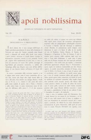 Napoli trogloditica e preelenica