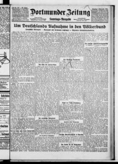 Dortmunder Zeitung. 1874-1939