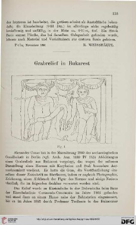 15: Grabrelief in Bukarest