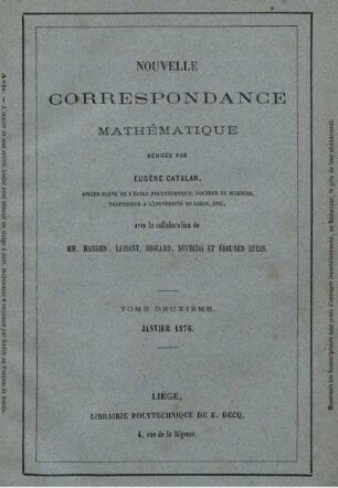 Janvier 1876.