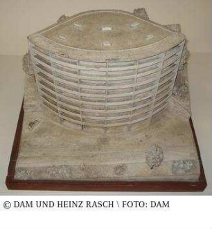 9-geschossiges Hochhaus - Modell des Gesamtgebäudes