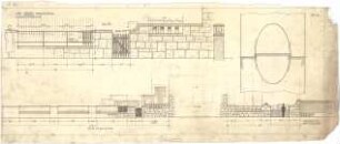 Billing, Hermann; Karlsruhe, Maximilianstr. 10 / Weberstr. 7; Doppelhaus Lang - Stober - Haushälfte Stober, Garteneinfriedung (Ansicht; Detail)