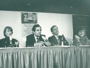 IFF 1987. Zsuzsa Gzinkoczy, Dolmetscher, Jan Nowiczki, Marta Meszaros, Regie. Tagebuch für meine Geliebten Ungarn