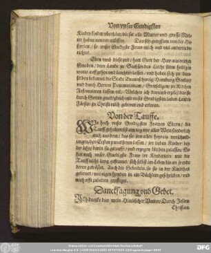 [Von unser Gnedigsten Churfürstin Leben.]