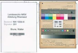 Entnazifizierung Walter Brune , geb. 11.05.1912 (Landwirt)
