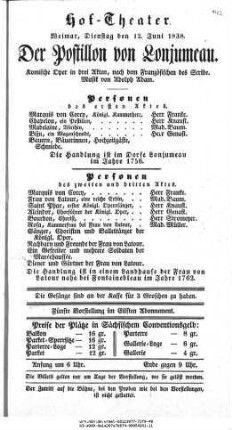 Der Postillon von Lonjumeau