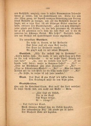 Grabschriften.