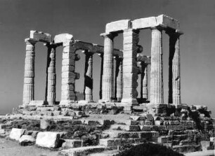 Poseidon Tempel, Kap Sounion, Griechenland, aus der Serie 'Die Welt des Tabaks'