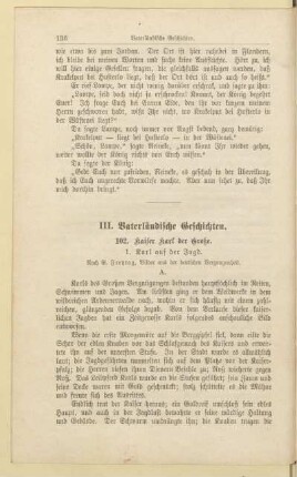 III. Vaterländische Geschichten