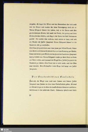 Das Gnadenbild von Einsiedeln