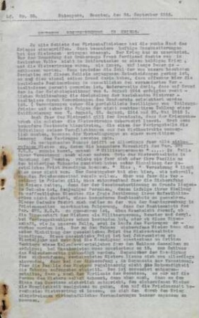 Nr. 35. Sonntag, den 24. September 1916