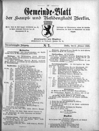 1908,7: No. 7, 16. Februar 1908