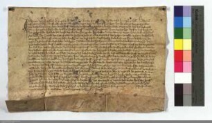 Revers des Peter v. Elsphelbach, Komthur des D.O. zu Marburg darüber.