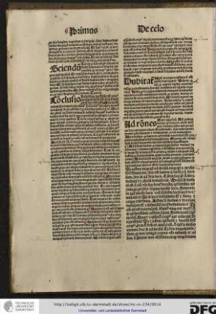 Sed adhuc neque quod ad medium neque quod a medio fertur infinitum erit...