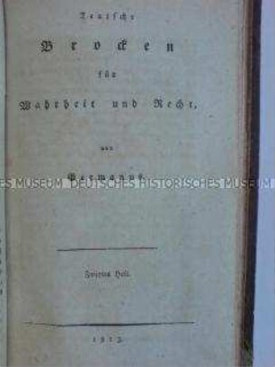 Aufruf zur Erhebung gegen die Napoleonische Herrschaft